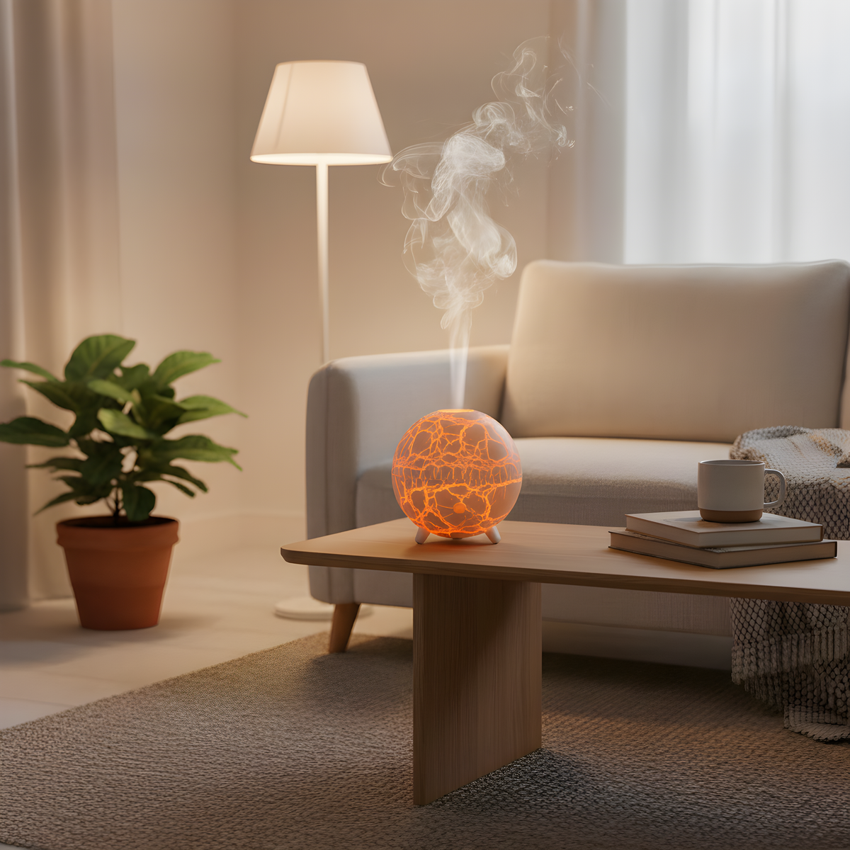 AromAtmos OrbitalGlow™ Aroma Diffuser Lamp
