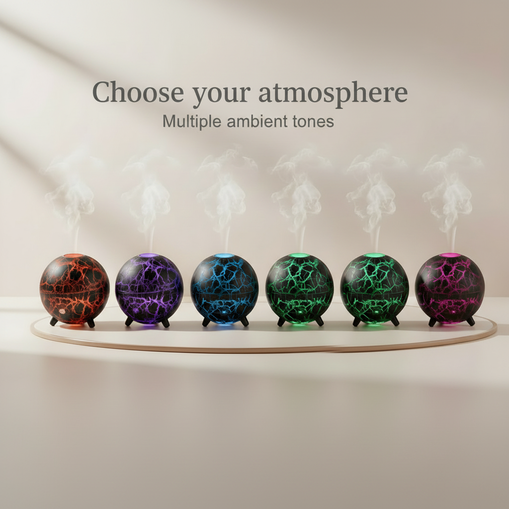 AromAtmos OrbitalGlow™ Aroma Diffuser Lamp